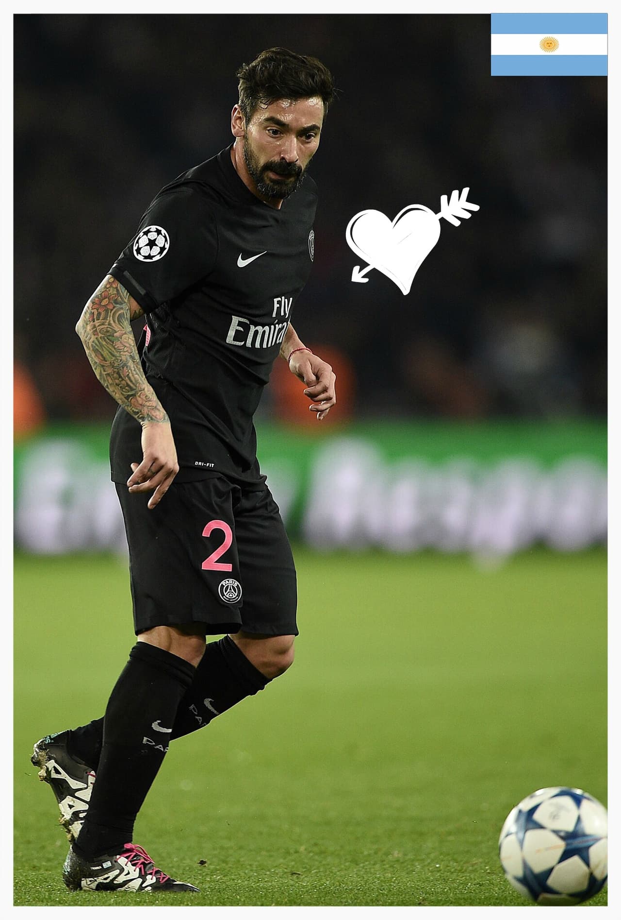 La capacidad del argentino Ezequiel Lavezzi de gustarle a las mujeres trasciende fronteras, tanto que durante el mundial pasado detonó en redes sociales un ‘Movimiento para que el Pocho Lavezzi juegue sin camiseta’, que logró conseguir más de 355.000 seguidores en pocos días.