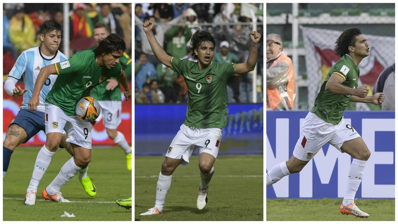 Marcelo Moreno Martins nació en Santa Cruz de la Sierra, Bolivia (donde murió Ernesto 'Che' Guevara), y lleva cuatro goles oficiales en eliminatorias de Conmebol ante Argentina.