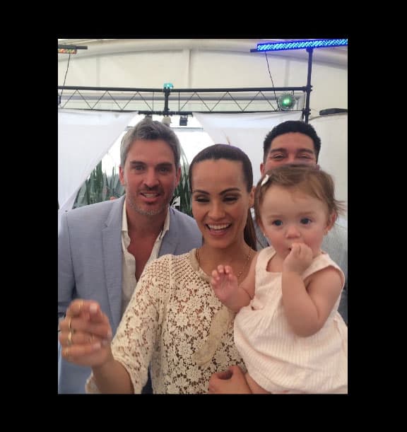 Ramiro y Jessica estaban muy orgullosos de los pequeñines, quienes hace pocos días cumplieron un año de edad.