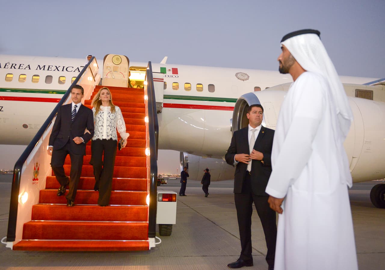 Llegando ahora a Dubai.