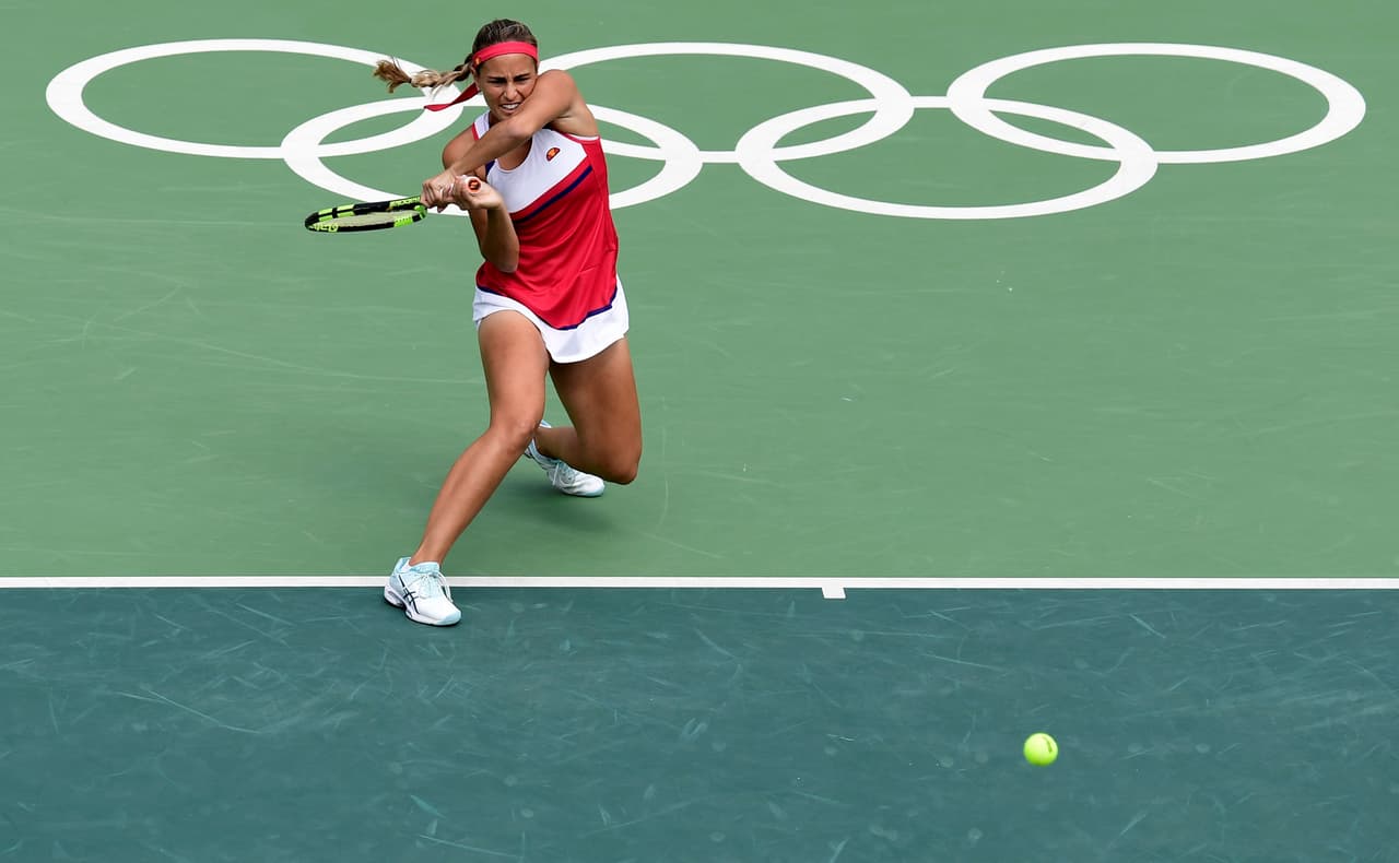 En el punto más peleado del partido, la derecha implacable de la boricua desde el fondo le dio el control del game para quedar arriba 5-3 y encaminarse hacia la histórica victoria.