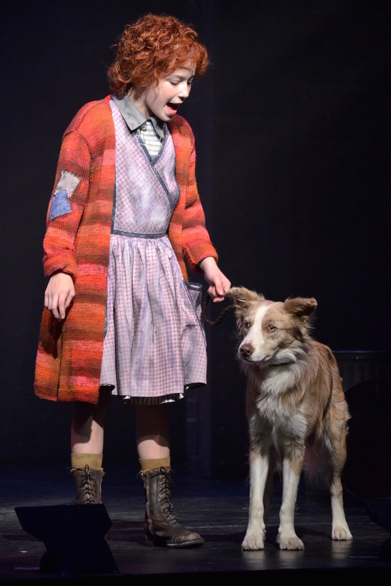 Mía Rubín Legarreta sigue los pasos de sus papás al tranformarse en 'Anita, la huerfanita'.