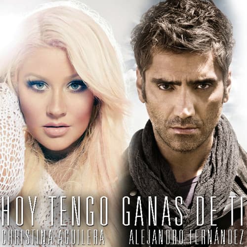 In 2013, Mexican singer Alejandro Fernandez invited American singer Christina Aguilera to collaborate on an updated version of his song,
<i>"Hoy Tengo Ganas De Ti."</i>