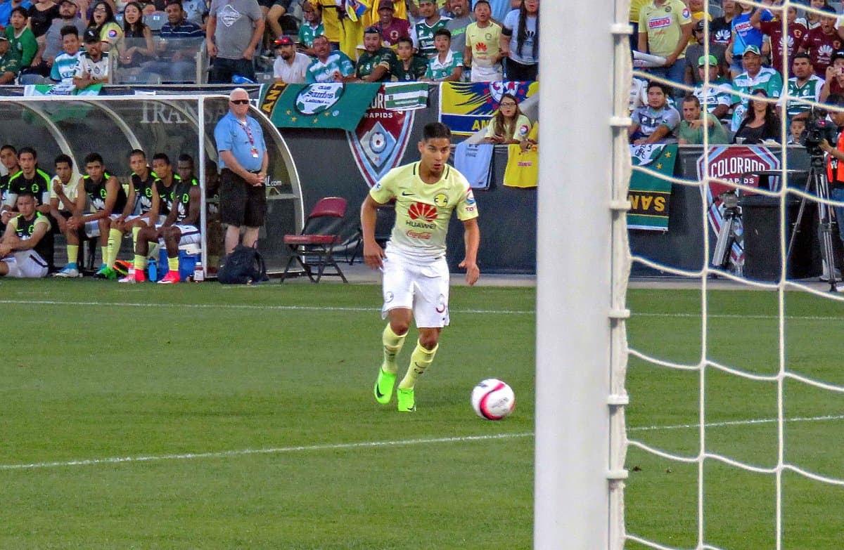 Lainez marcó el segundo gol del América.