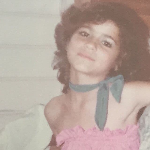 Jackie ha sido bella desde niña. Esta tierna foto fue tomada cuando tenía siete añitos.