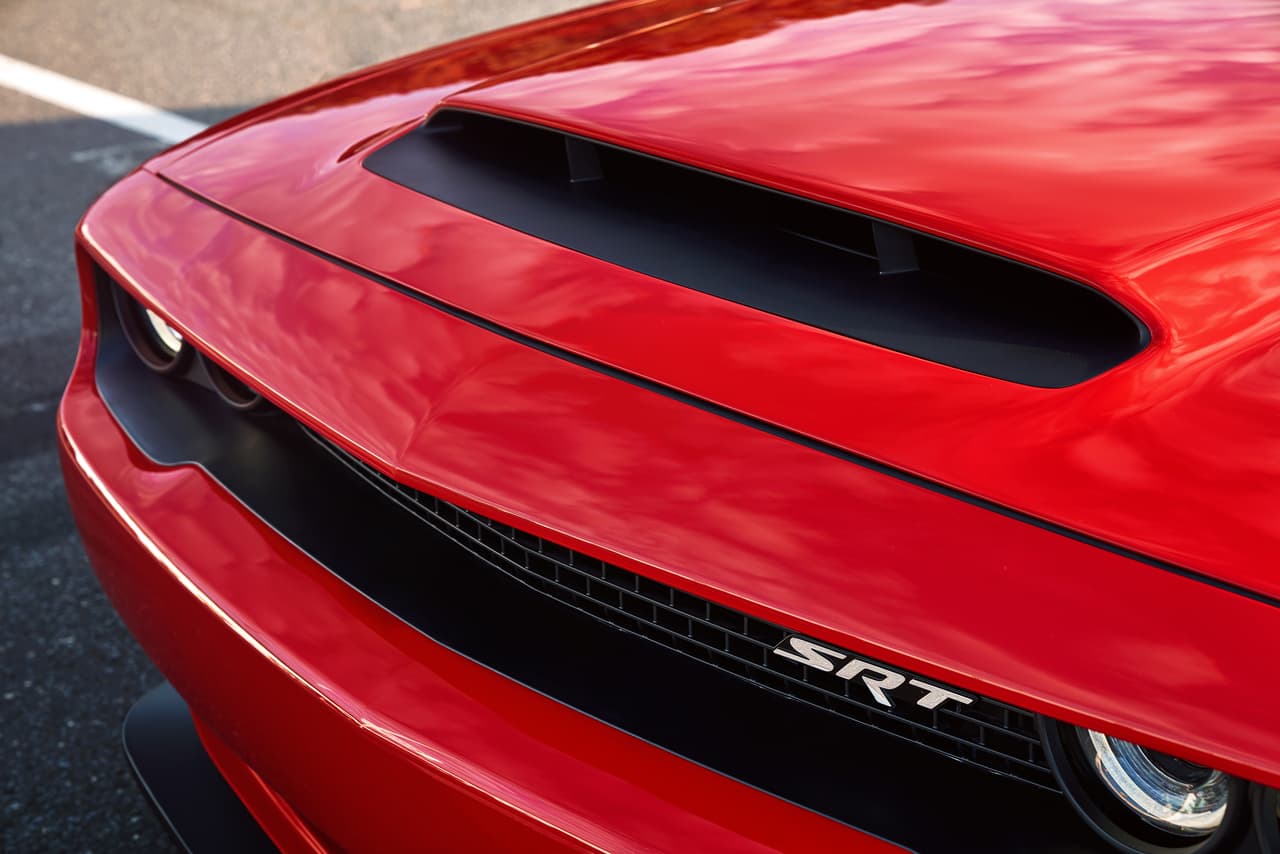 The functional Air-Grabber™ hood scoop on the 2018 Dodge Challenger SRT Demon is the largest of any production car (measures 45.2 square inches).