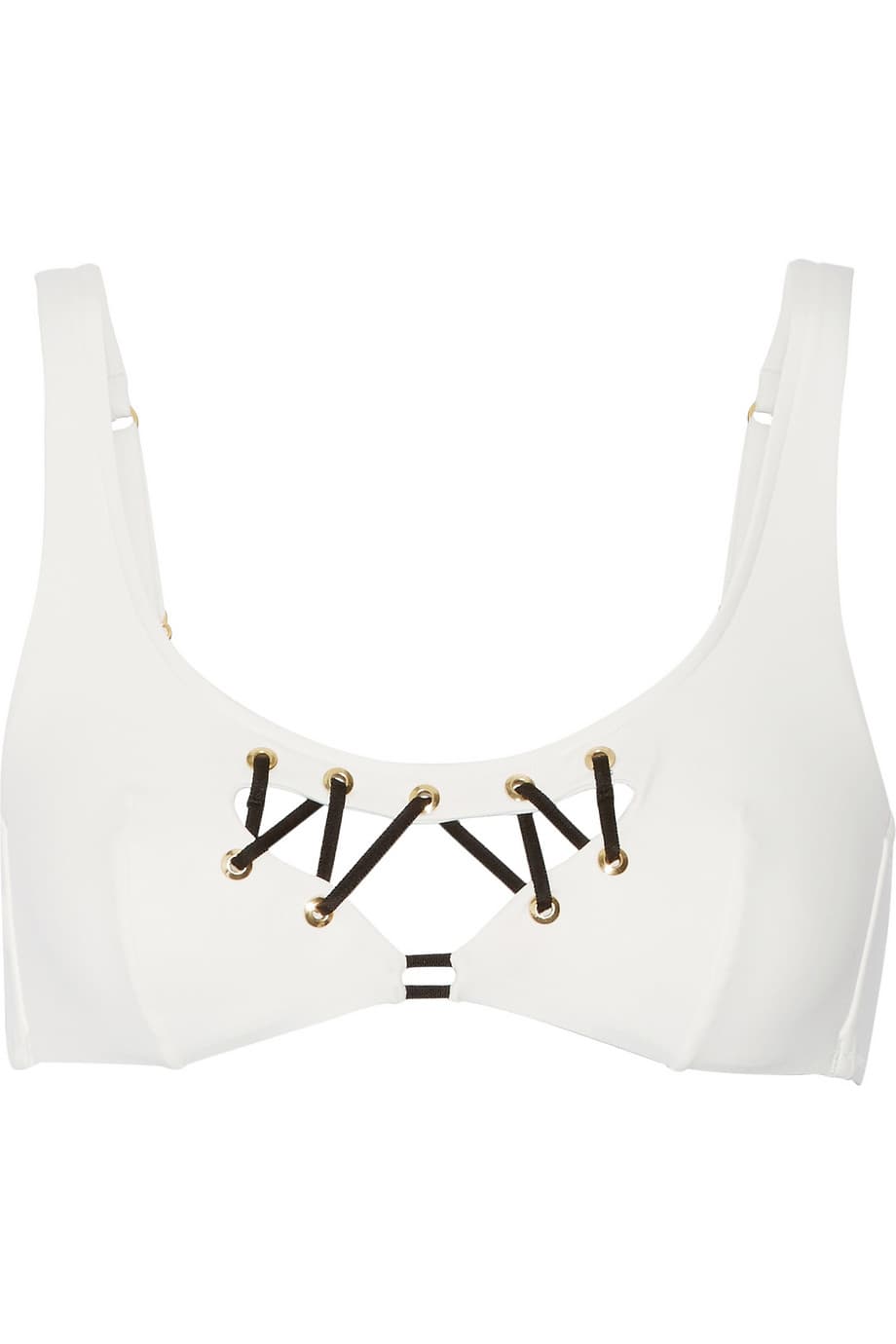 Busto grande: Los de forma de bra con tirantes ajustables son excelentes porque también les dan forma para que se vean levantadas y firmes (Agent Provocateur, 450 dólares).