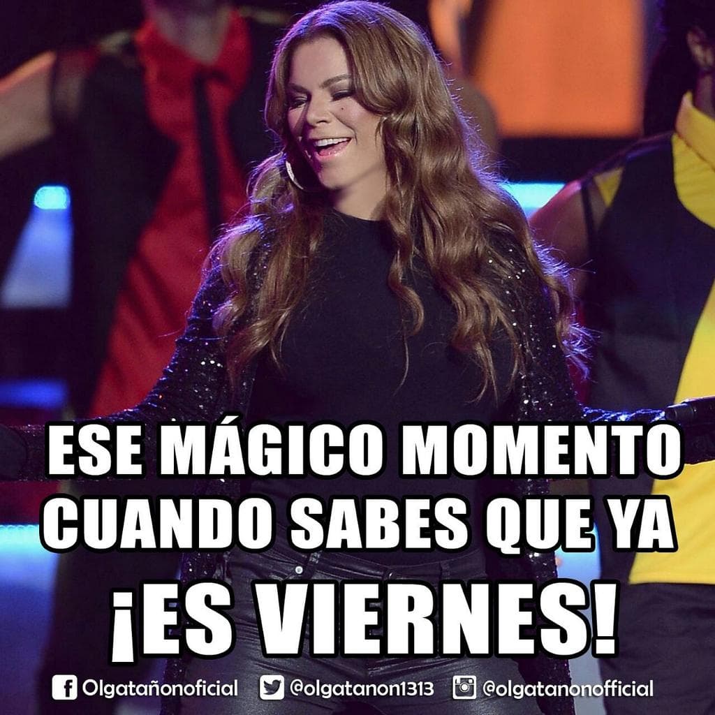 “Les deseo un #FelizViernes y que tengan muchas bendiciones #olgatañon #friday #fridaymood”- Olga Tañón.