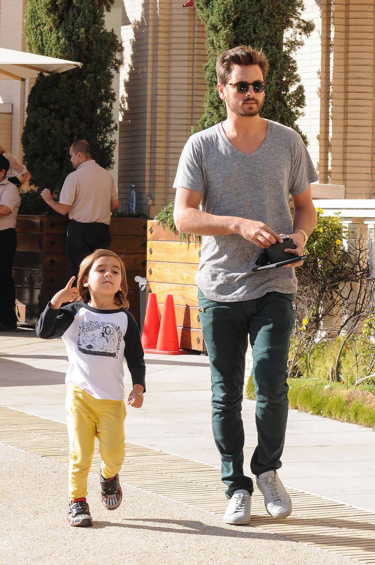 Otro miembro del clan Kardashian con gran estilo es el pequeño Mason Disick.