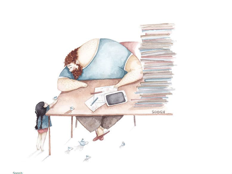 Ĺa artista espera que estas imágenes le ayuden a los padres a darse cuenta cuán importantes son en la vida de sus hijos