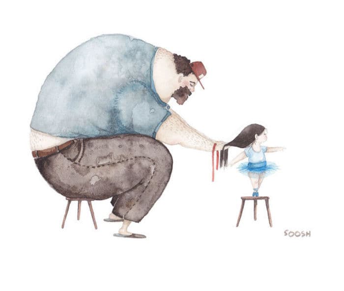 La artista le dijo al Huffington Post que su padre no fue afectuoso sino más bien frío y distante