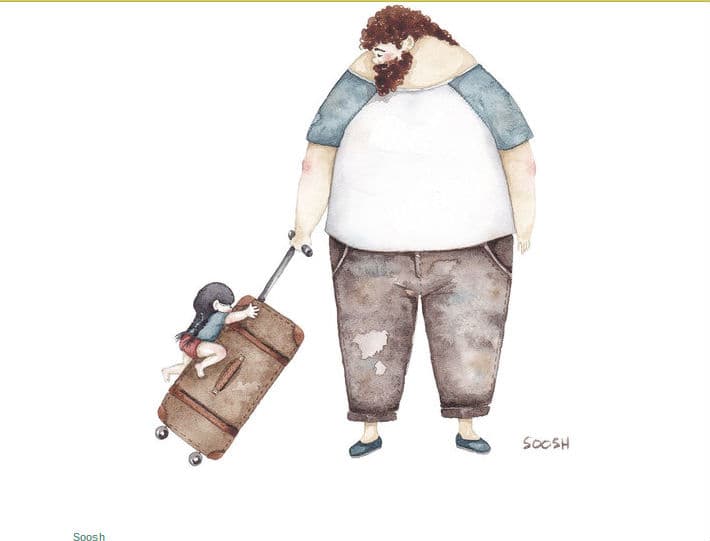 "Quiero mostrar con estas imágenes que la verdadera fortaleza se expresa a través del amor y la ternura", dijo la artista al Huffington Post