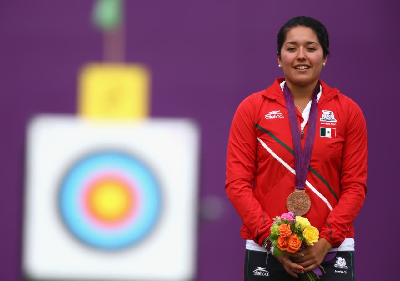 <b>Mariana Avitia Martínez: </b>en la prueba de tiro con arco individual de Londres 2012 el tercer lugar fue para ella, por lo que consiguió una merecida medalla de bronce.