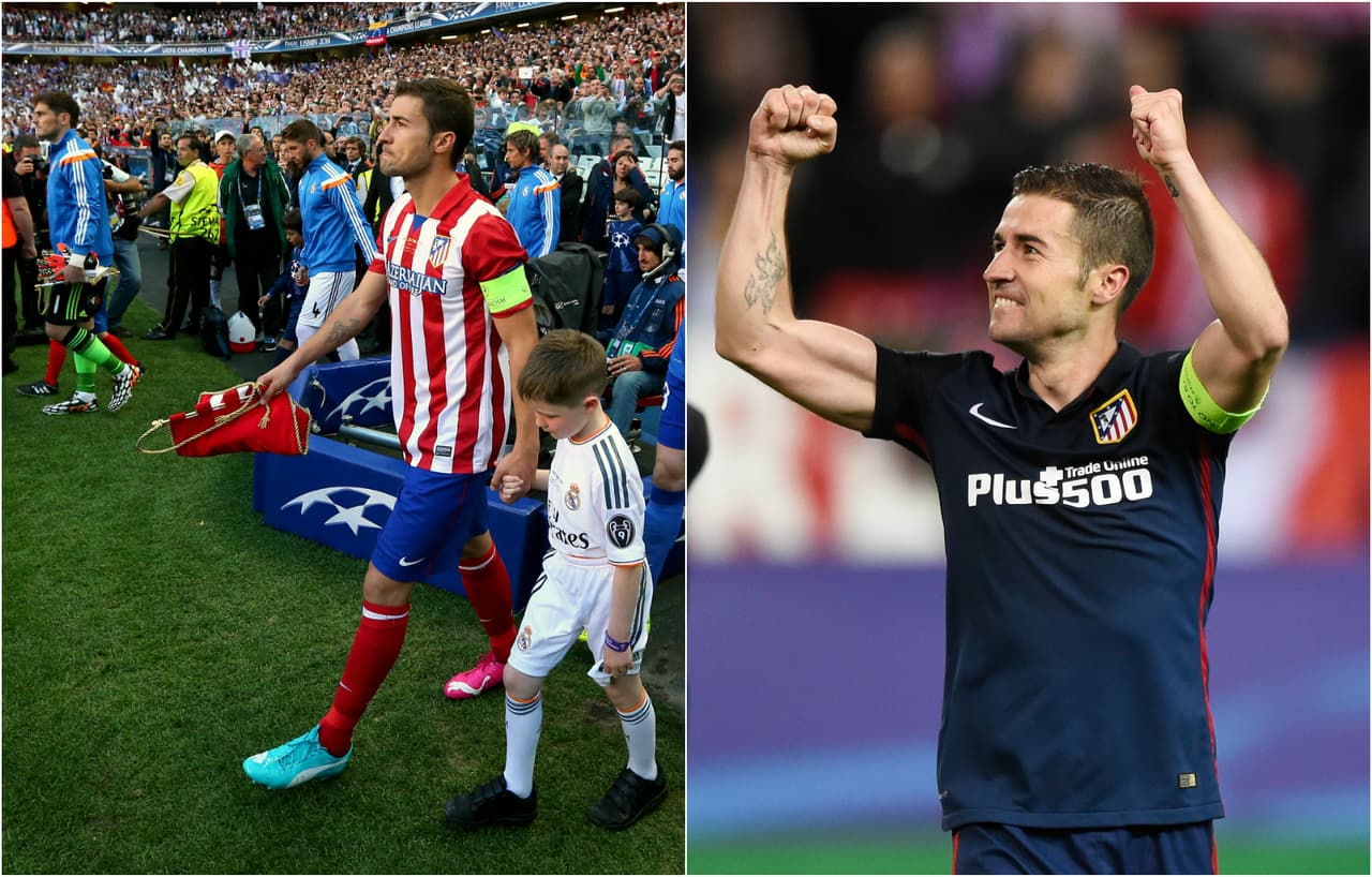 Luego viene el capitán Gabi, quien sigue siendo un motor para el medio campo del Atlético de Simeone. Un jugador que recuerda mucho el estilo del ex futbolista argentino que ahora lo dirige y le dio la responsabilidad de portar el gafete con la importancia y liderazgo que eso conlleva. Gabi es un incanzable mediocentro con talento y quien pone serenidad al juego colchonero. Espera ser quien levante la histórica primera Champions para el Atlético.