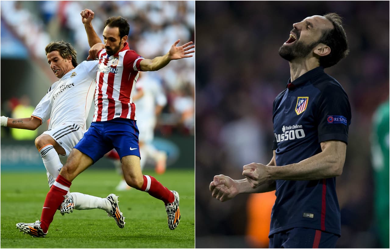 En la lateral derecha sigue como indiscutido Juanfran que cada vez parece un defensor más apegado a lo que busca Simeone. El defensa español es un emblema del Atlético de Madrid pero curiosamente comenzó su carrera debutando en el acérrimo rival colchonero, el Real. Juanfran arrancó aquel juego en Lisboa donde se enfrascó en varios duelos con Coentrao y Marcelo hasta que Di María lo superó. Esta vez hará todo por cambiar la historia.