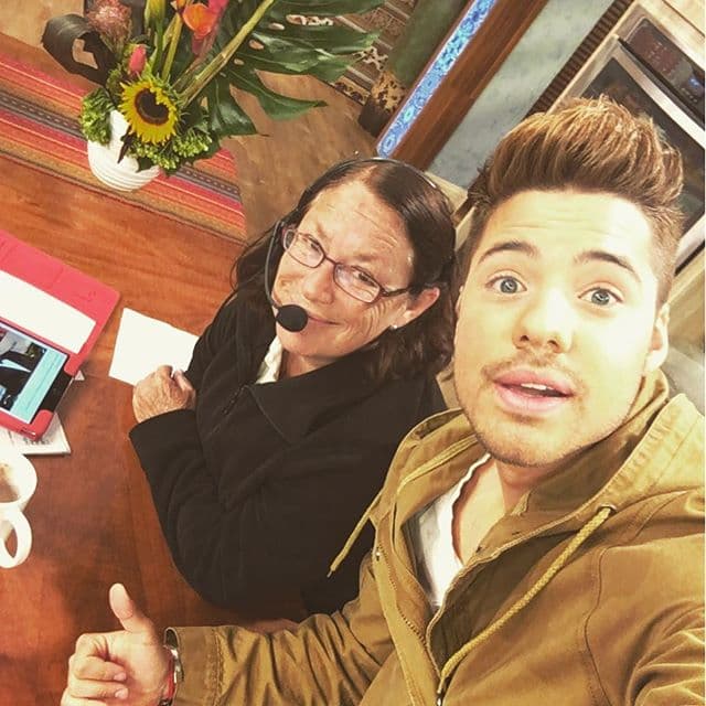 Así se divierte William Valdes con su productora. (26 de febrero, 2016)