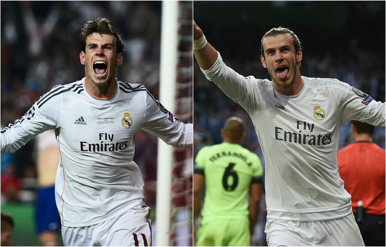 Entrando de lleno a la ofensiva el Real Madrid no ha visto cambios de nombres en la delantera pero sí de funciones. Gareth Bale sigue jugando a perfil cambiado pero ahora cuenta con el apoyo de Zidane para tirarse detrás de sus compañeros de la BBC donde se siente más cómodo. Aquella tarde anotó de cabeza la pintura que se mandó Di María para matar al 'Aleti', y este sábado espera volver a marcar en una final con el Madrid.