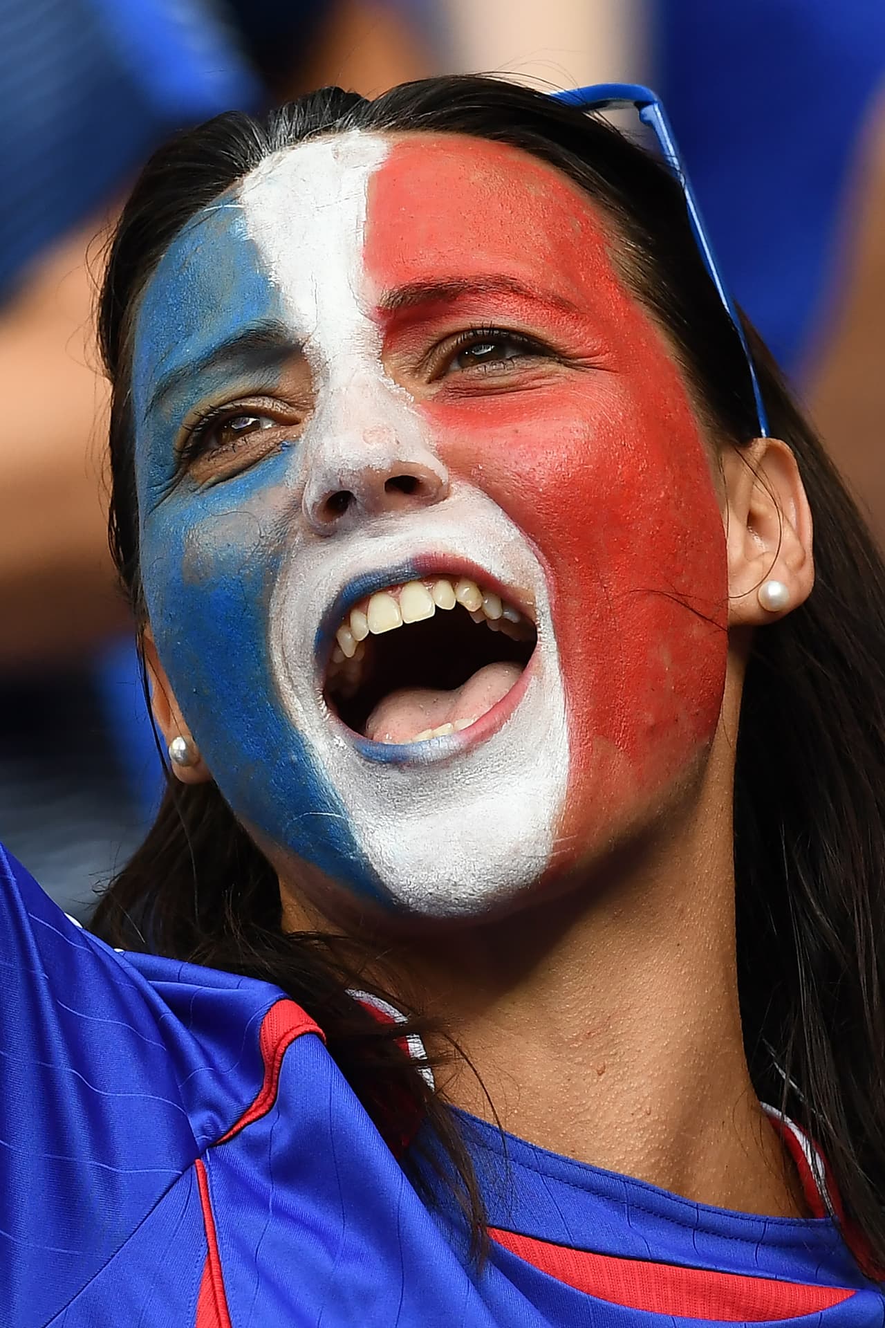 Ellas dieron el toque bello en la final Portugal vs. Francia durante la Eurocopa 2016.