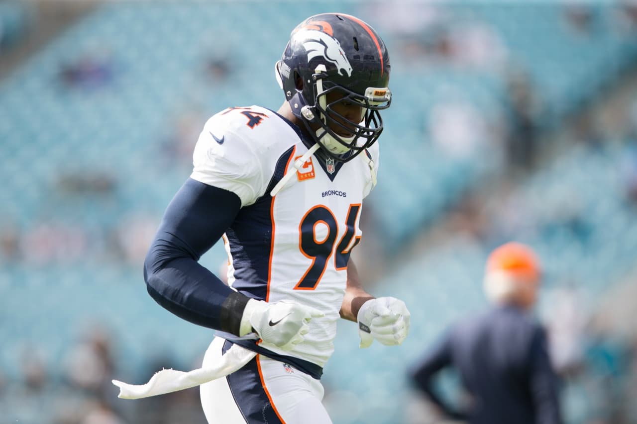BRONCOS | Las novedadesLa única pérdida de peso para esta temporada es la del liniero defensivo DeMarcus Ware, por lo que contrataron a varios jugadores en defensa, a la espera de que alguno pueda llenar sus zapatos.