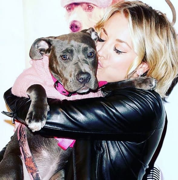 Kaley es fanática de estas mascotas.
