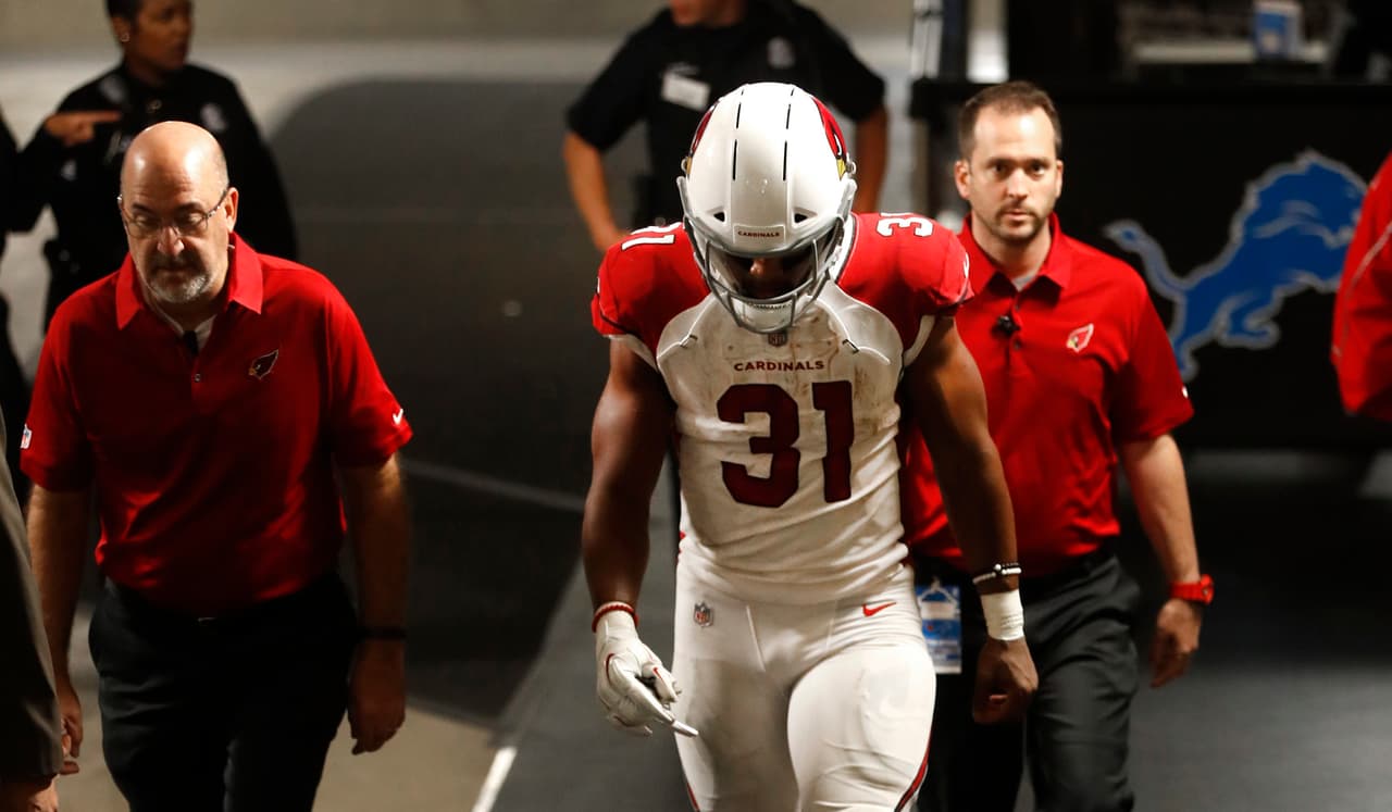 Terror para el Fantasy: David Johnson se dislocó la muñeca y será baja varias semanas