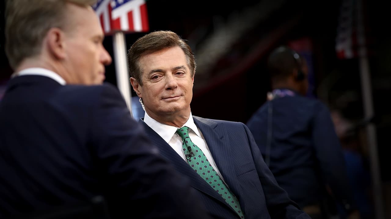 Paul Manafort en la Convención Nacional Republicana en julio 2016.