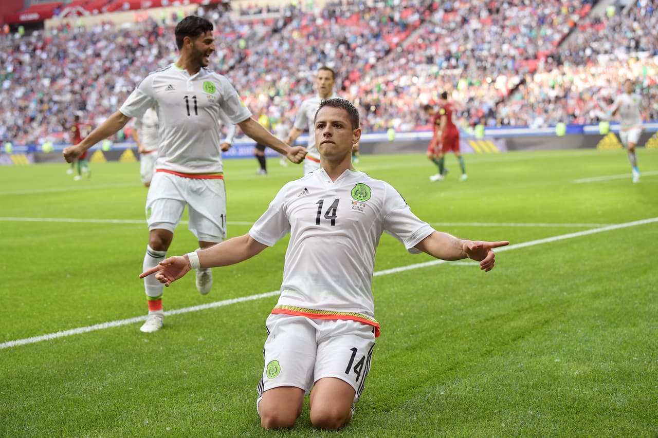 18 de junio: México igualó 2-2 contra Portugal en el primer juego de la fase de grupos de la Copa Confederaciones.