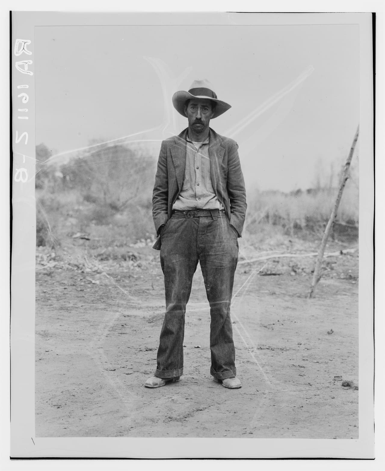 <b>Campesino mexicano, padre de seis. </b>Valle Imperial Riverside, California. Marzo de 1935.