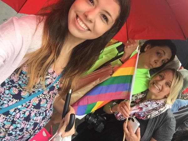 Miles marcharon por las calles de Manhattan para celebrar el Orgullo Gay.