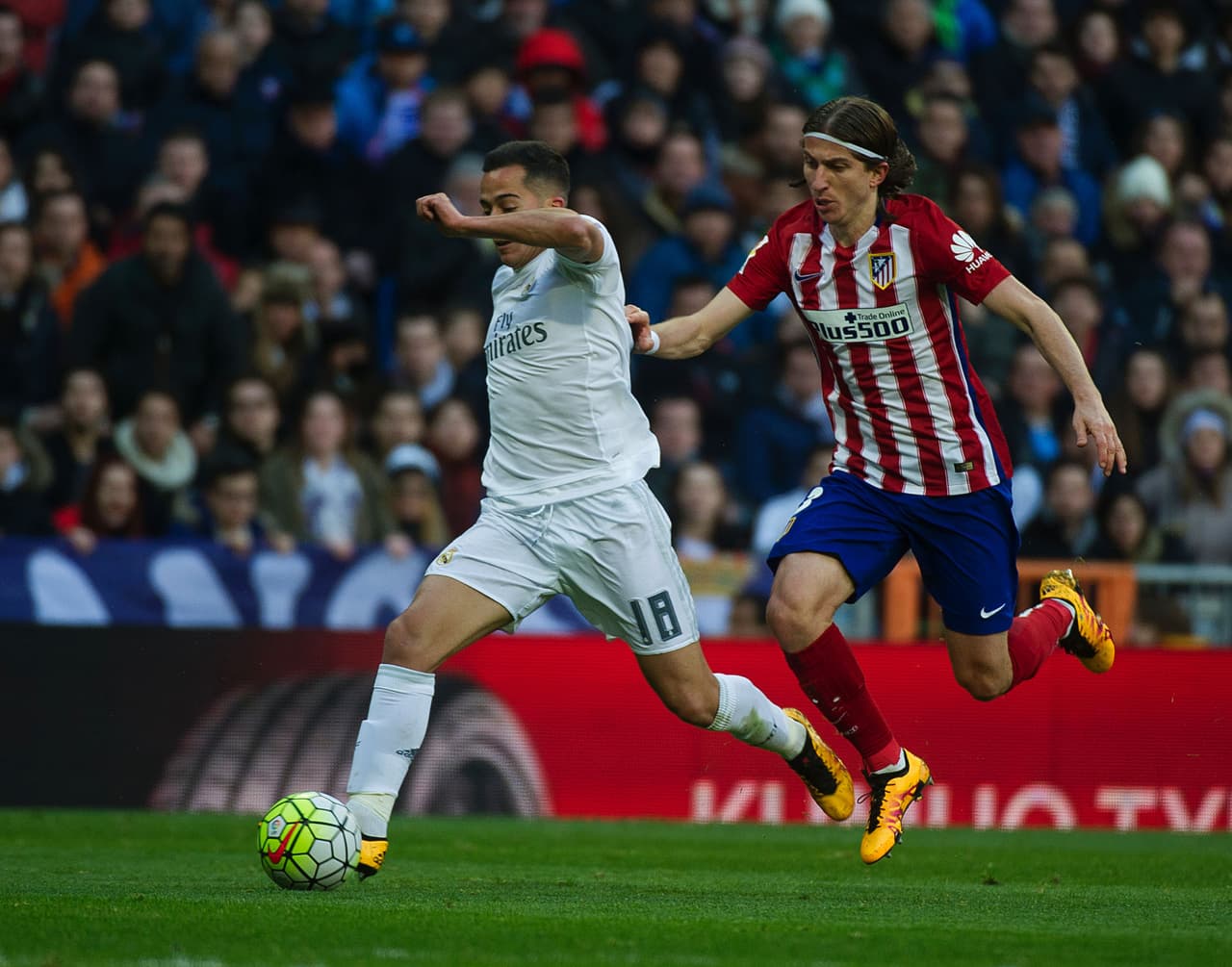 Lucas Vázquez ingresó por el colombiano pero quedó a deber en su búsqueda por ser factor en el marcador.