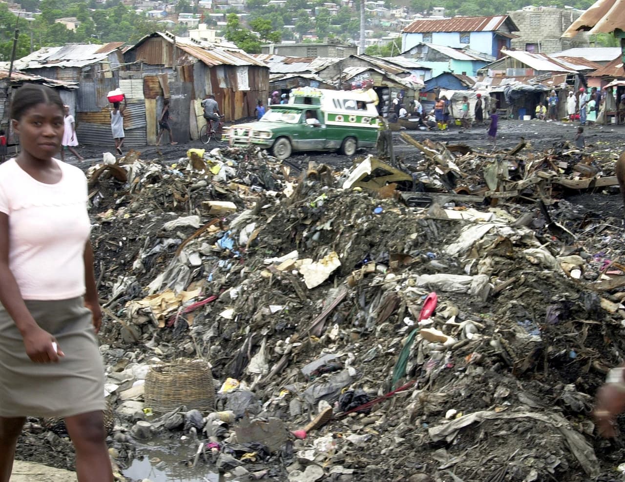 Cap Haitien en 2004. La situación ha mejorado, pero todavía son necesarios muchísimos progresos para resolver sus problemas sanitarios.