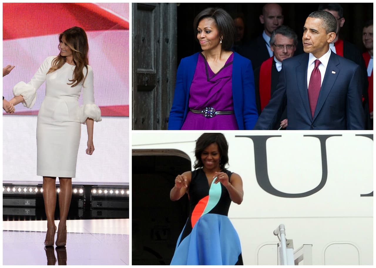 Melania Trump usó para su polémica alocución en la Convención Nacional Demócrata un vestido blanco de mangas en boleros, de la diseñadora serbia Roksanda, de un valor de 2.190 dólares. Muchos se preguntaron cómo fue que una mujer tan clásica apostó por una diseñadora tan extraña en lugar de elegir a Micheal Kors o Donna Karan. La explicación es sencilla. Michelle Obama, que se ha aventurado a darle un espaldarazo a los nuevos creadores en múltiples ocasiones ha usado esta diseñadora reconocida por sus siluetas y sus juegos de colores y la ha dado a conocer en Estados Unidos. Gracias a Michelle, Melania sabe que el mapa de la moda serbia también existe.