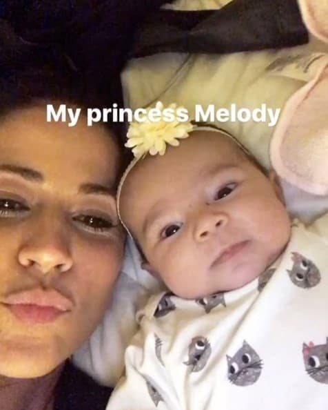 Su hijo la convirtió en abuela y Melody Tommi Ramirez fue su mejor regalo de Navidad.