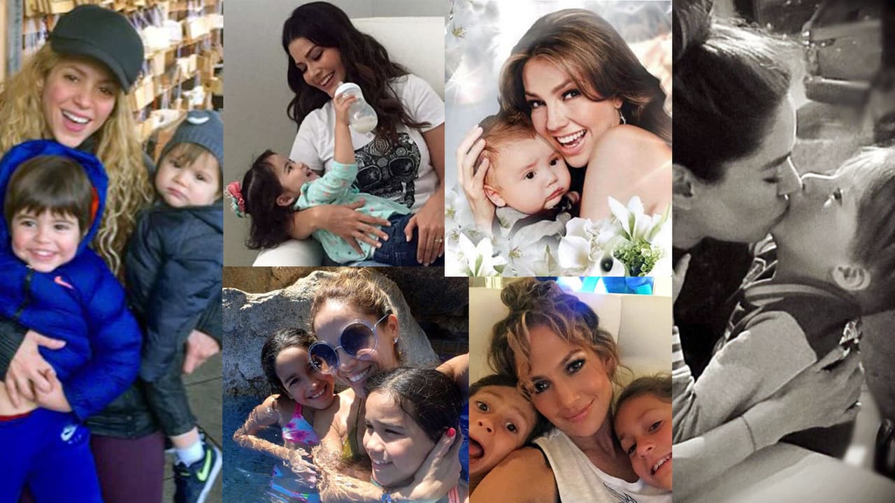 Son famosas, bellas y exitosas pero también madres ejemplares, dedicadas y amorosas.