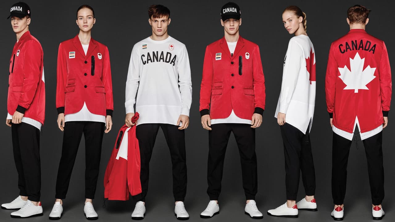 CANADÁ, 2016: El popular dúo de diseñadores (y hermanos gemelos) DSquared2, tomó la comanda del diseño de los uniformes para el equipo canadiense de este año y la palabra correcta para describirlos es: sofisticados.