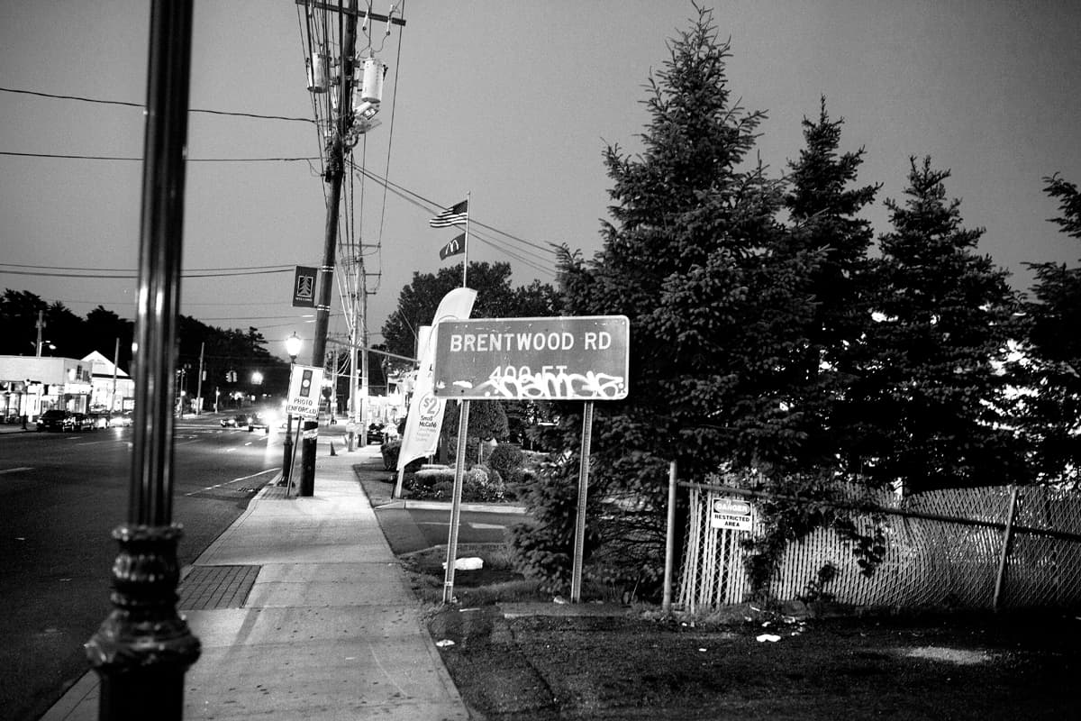 El 28 de julio de 2017, el presidente Donald Trump viajó a Brentwood para hablar de los 9 homicidios ocurridos en solo 6 meses en la zona: “El cartel MS-13 es particularmente violento. No les gusta disparar a las personas porque es muy rápido. Leí que uno de esos animales explicaba que le gustaba cortarlas y dejarlas morir lentamente porque era más doloroso y les gustaba verlas morir… Son animales”. Durante la siguiente semana Trump vinculó la violencia de las pandillas a la inmigración centroamericana y lo utilizó para hacer campaña sobre la necesidad de eliminar las ‘Ciudades Santuario’, localidades donde la policía no arresta a los inmigrantes sin papeles, y aumentar las deportaciones de hispanos.