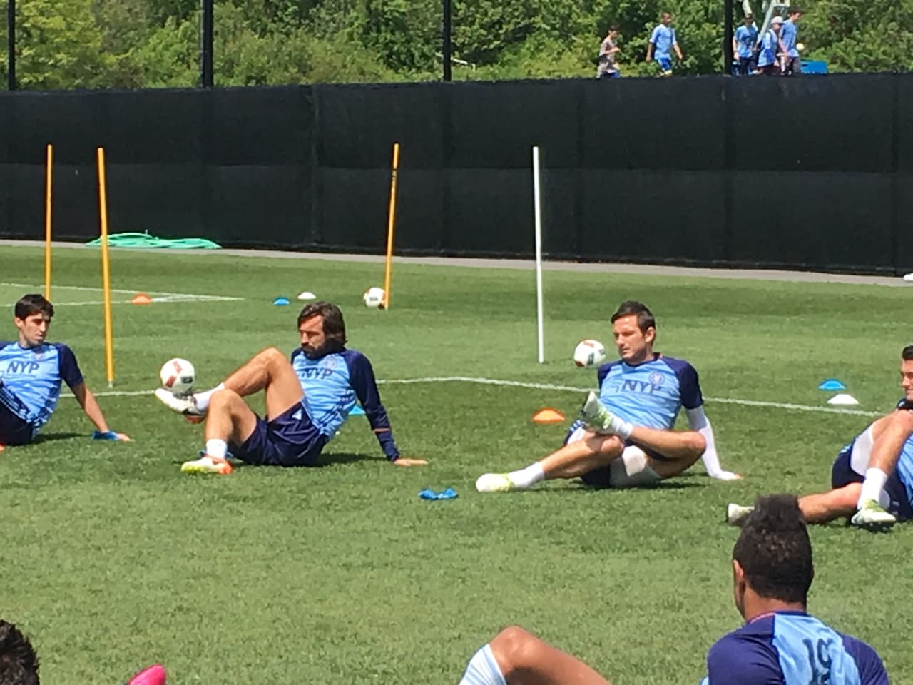 Andrea Pirlo y Frank Lampard