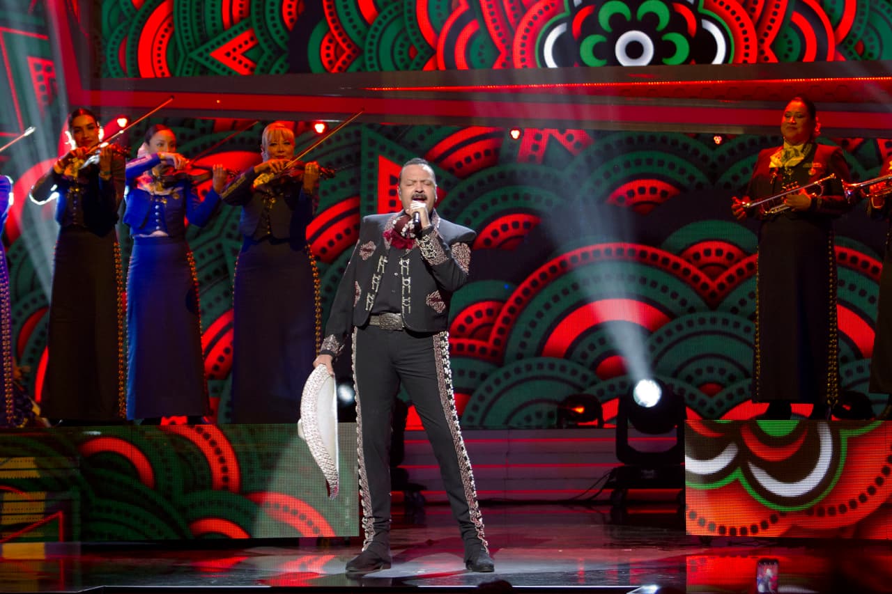 El cantante Pepe Aguilar fue parte de la ceremonia.