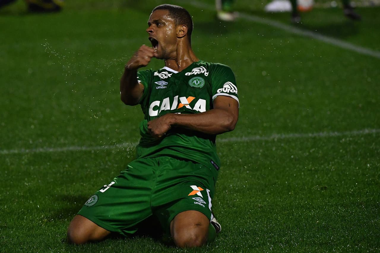 Bruno Rangel, era el delantero más reconocido del Chapecoense, el atacante de 34 años logró convertirse en uno de los máximos goleadores del equipo con 81 anotaciones.