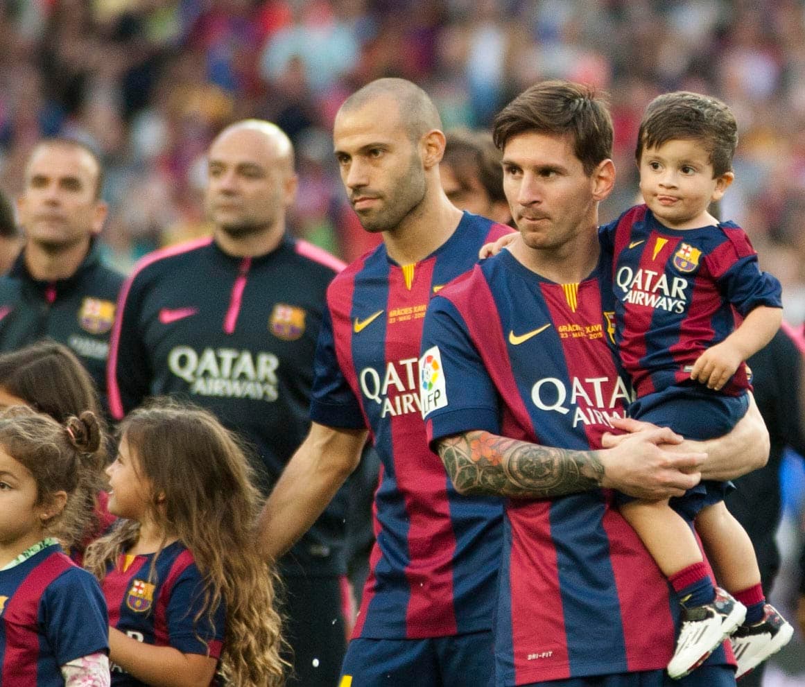 Messi no se quedó atrás.