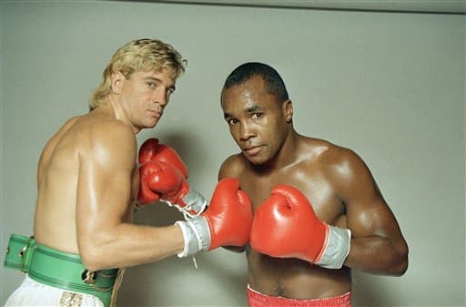 Sugar Ray Leonard y Donny Lalonde se enfrentaron el 7 de noviembre de 1987. Esa noche la contienda fue por los títulos supermediano y semicompleto del CMB. (Texto: Geovany Guerrero)