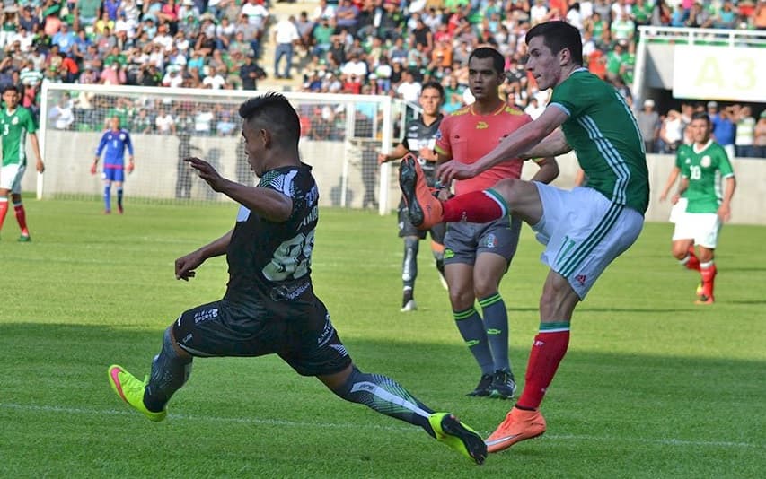 México venció 2-0 a Zacatepec