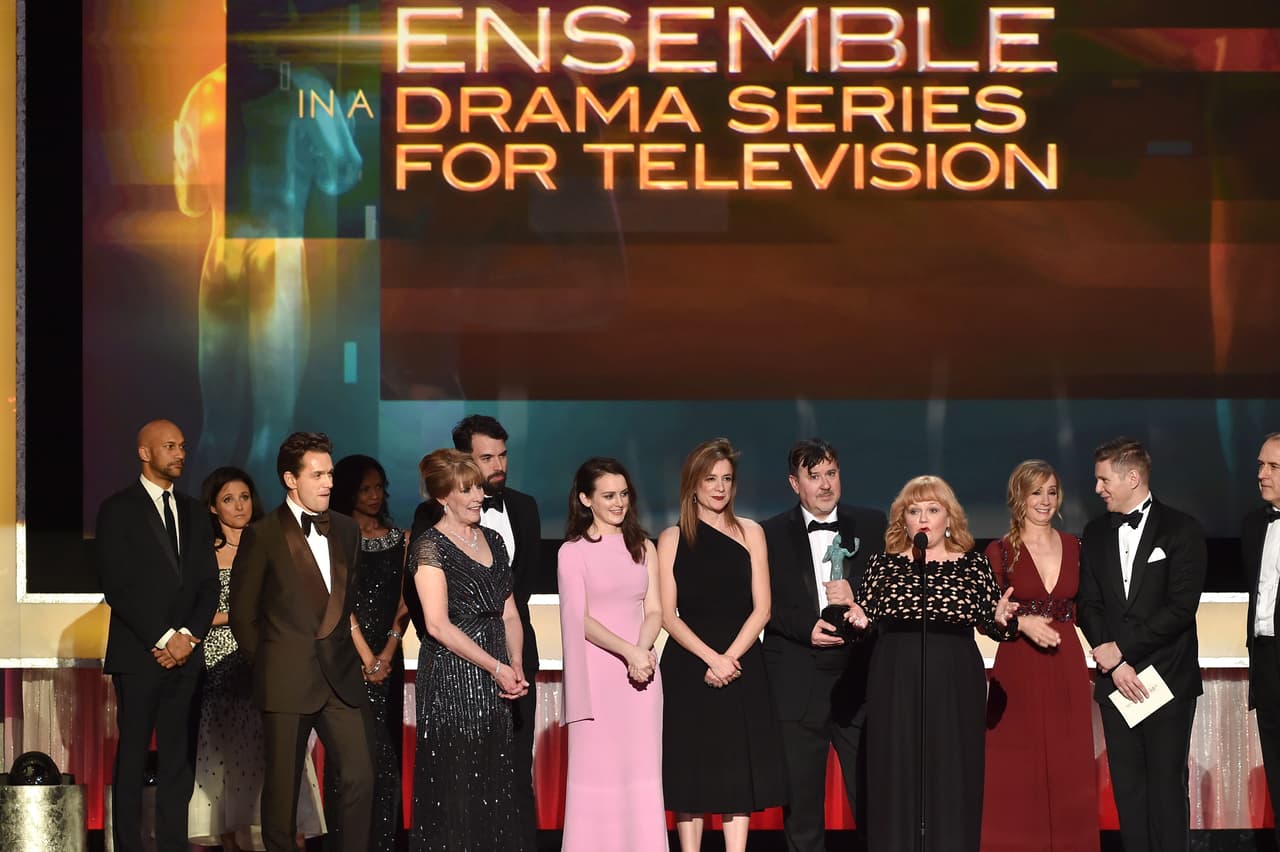 El elenco de 'Downton Abbey' ganó por tercera ocasión.