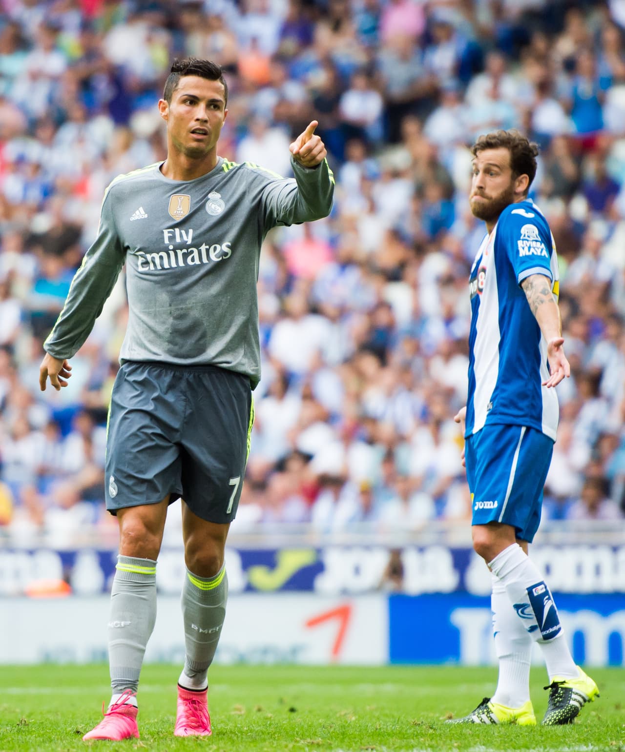Cristiano Ronaldo le anotó cinco goles al Espanyol.