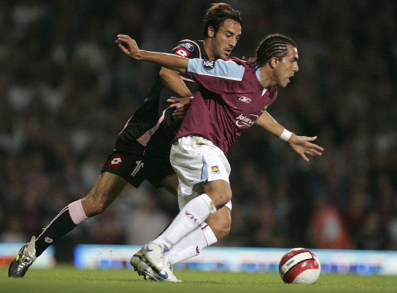 Tévez marcó 7 goles en los 29 partidos que disputó a su llegada al West Ham United.