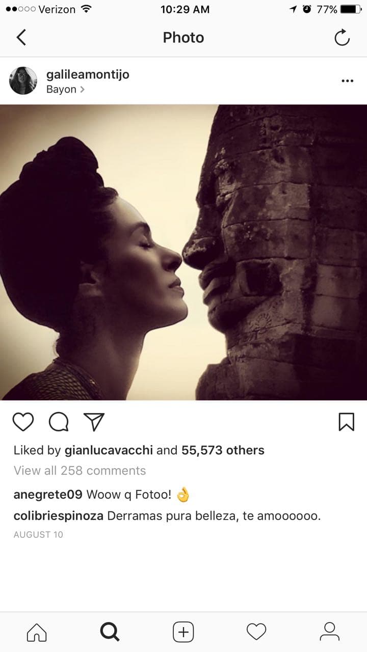 Galilea Montijo recientemente estuvo de vacaciones por Tailandia y Camboya.