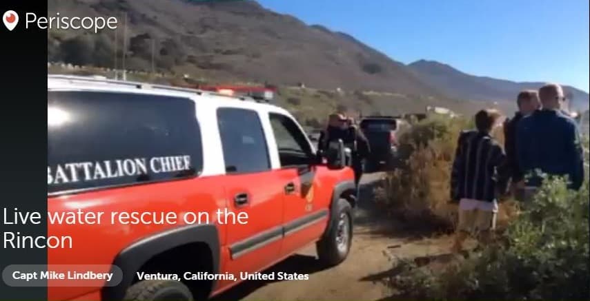 Capitán de Bomberos del condado de Ventura muestra peligroso rescate