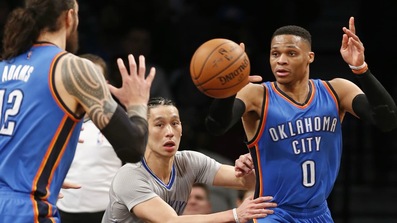 Russell Westbrook (der.) será la principal atracción de los partidos en la Ciudad de México.