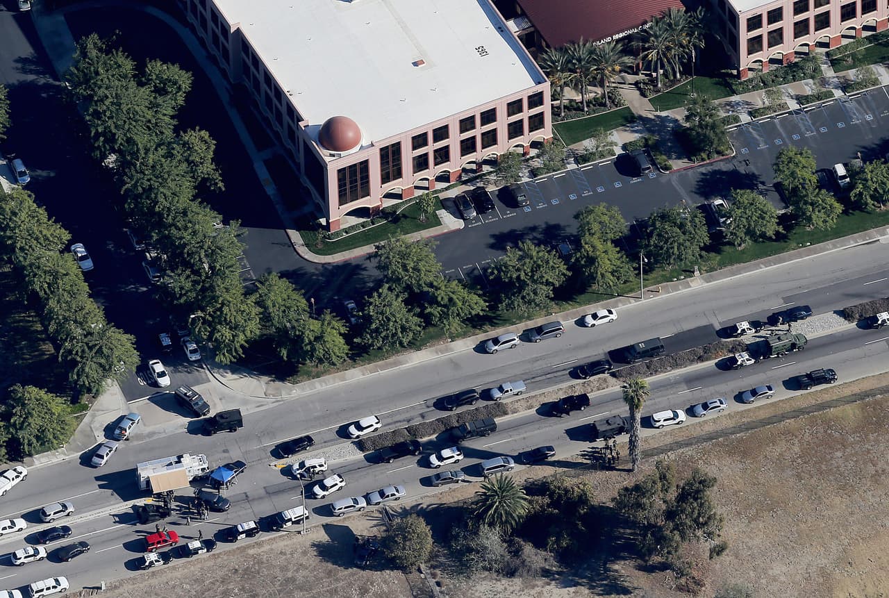 Vista aérea del lugar de los hechos