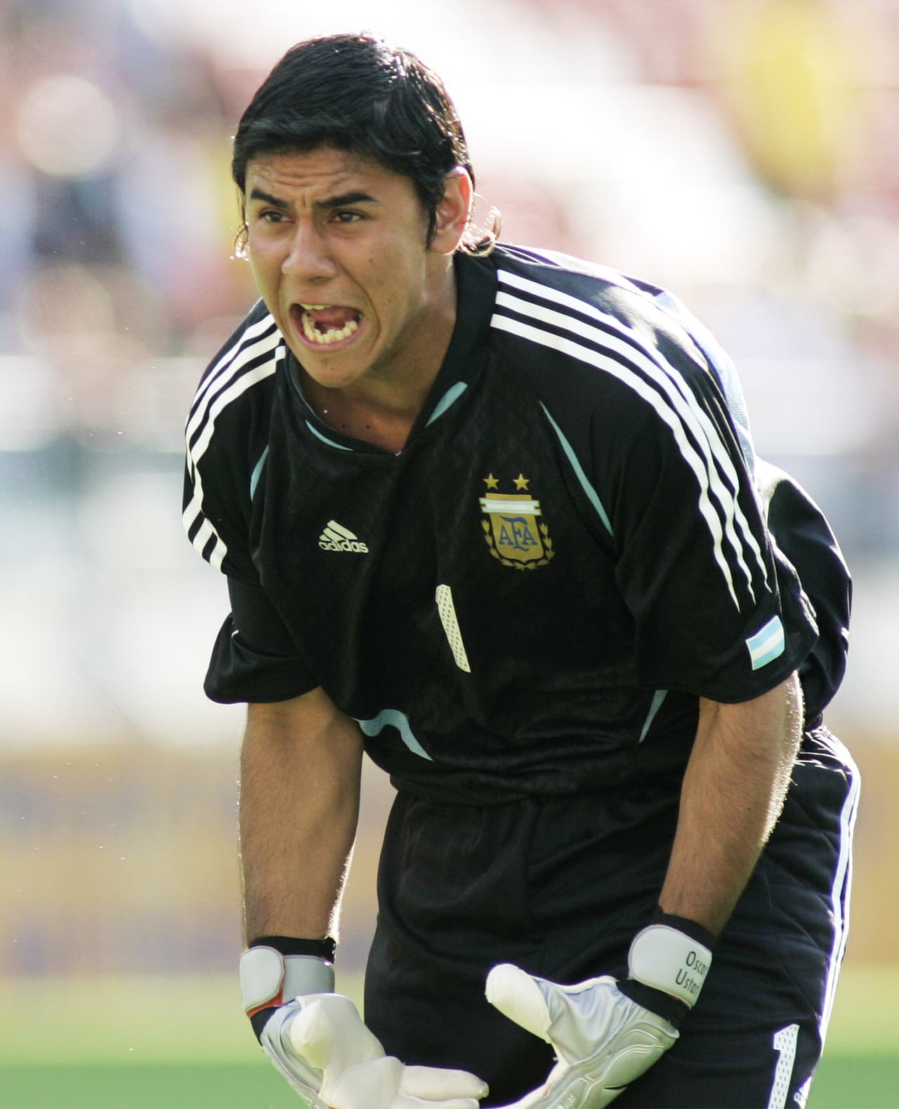 El portero argentino Óscar Ustari brilló con la selección Sub-20 e Independiente de Avellaneda antes de dar el salto a España, donde jugó con Getafe.